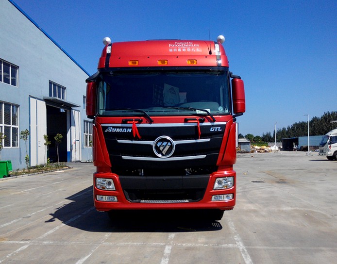 福田欧曼gtl冷藏车400马力冷藏车